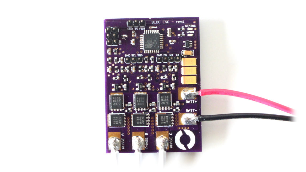 BlueESC Rev1 Prototype BlueESC Rev1 Prototype