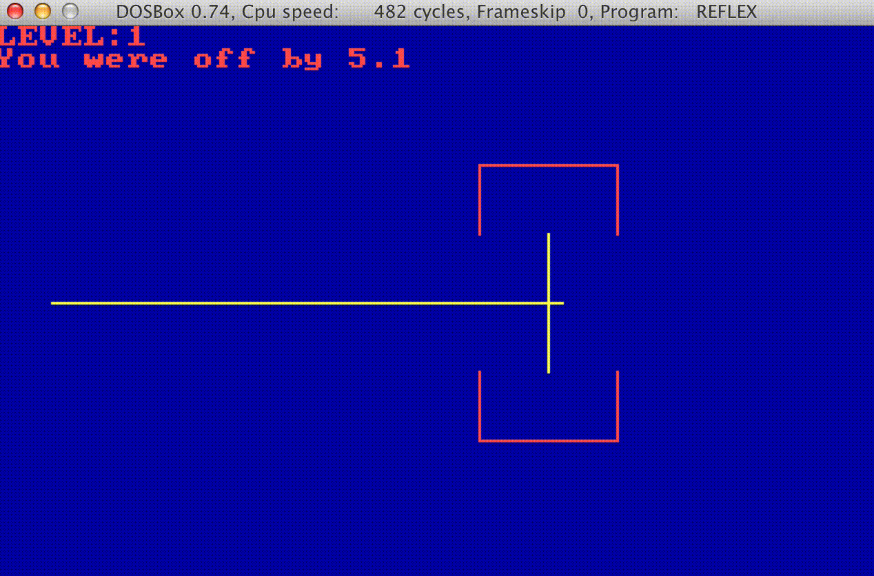 Reflex program screenshot