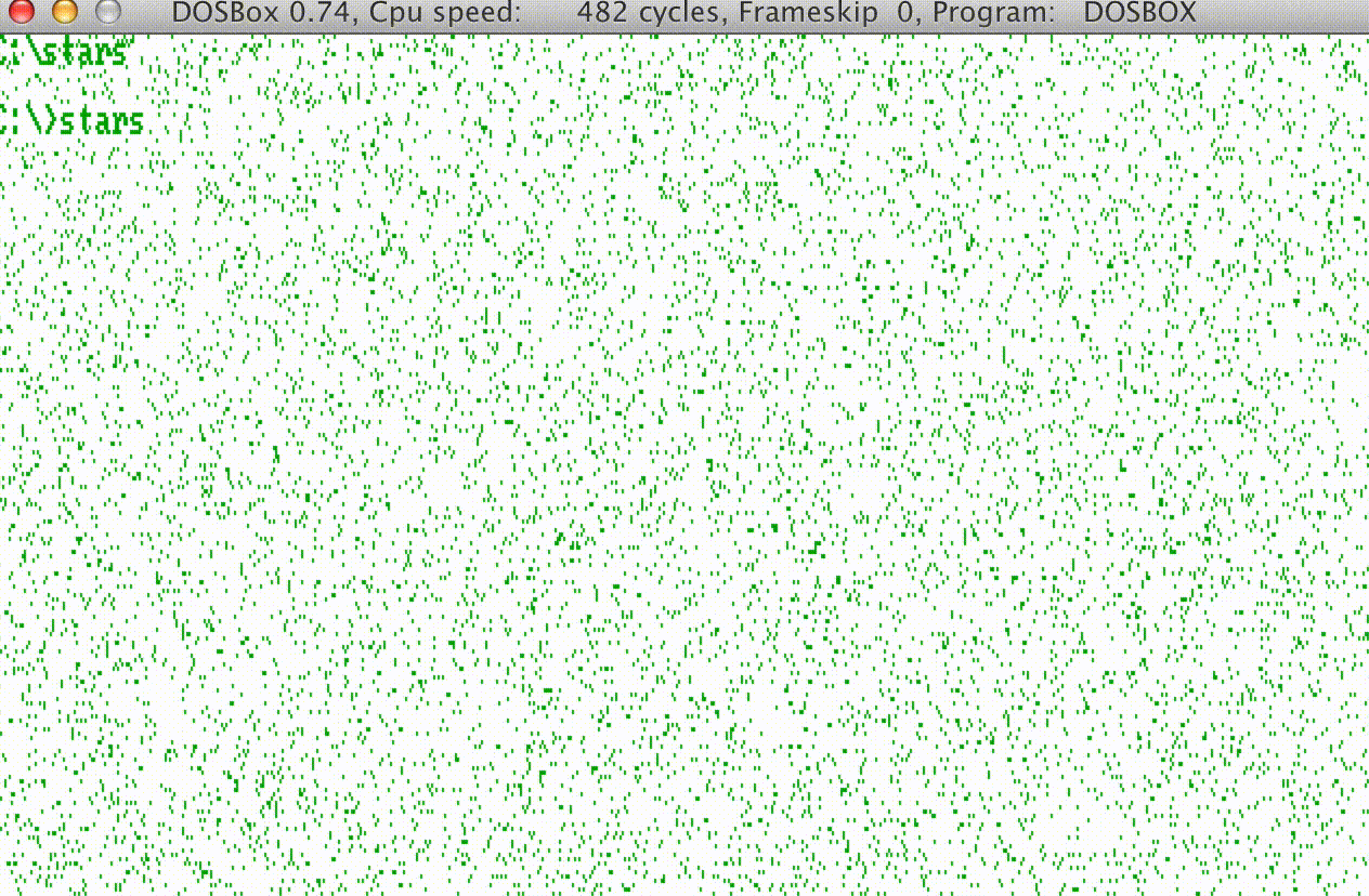 Stars program screenshot