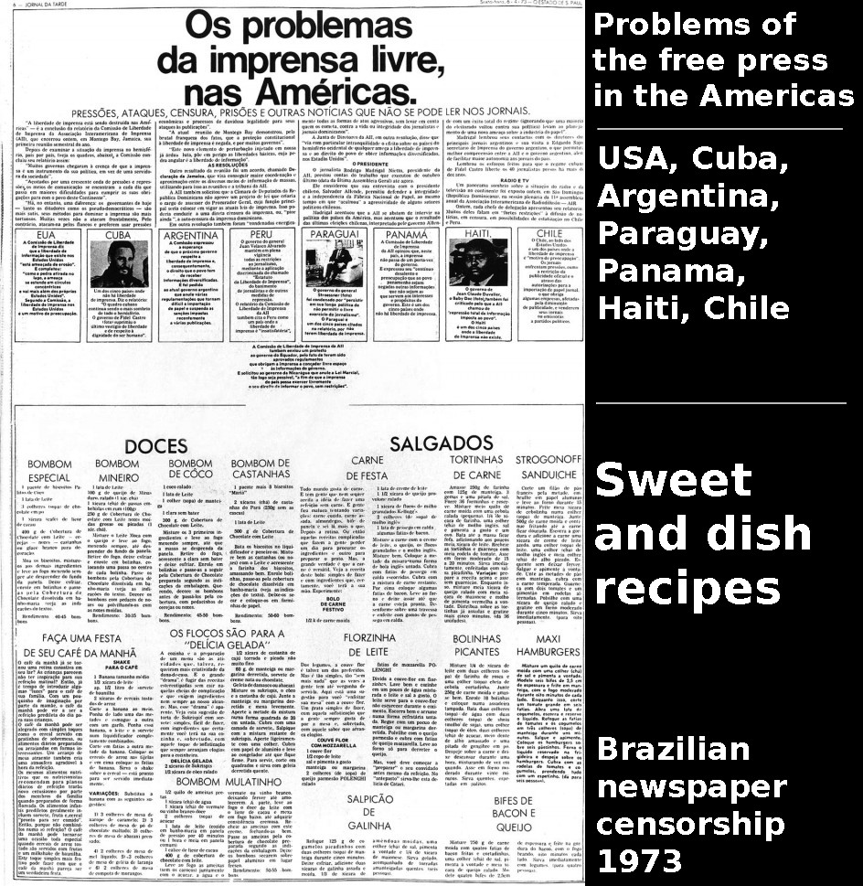 Os problemas da imprensa livre