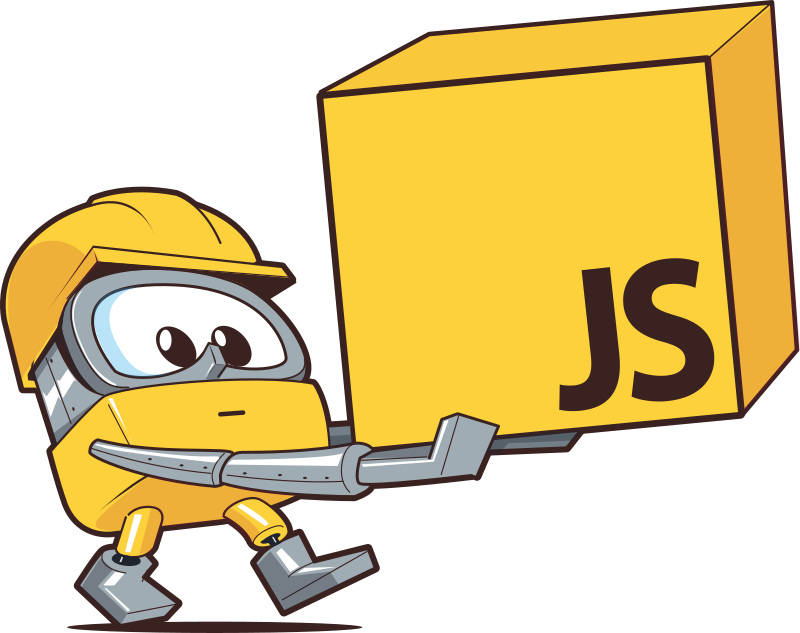 Ain't he cute? TaskBotJS Logo