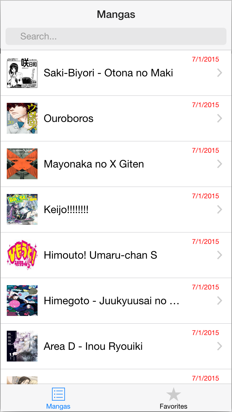 mangas list