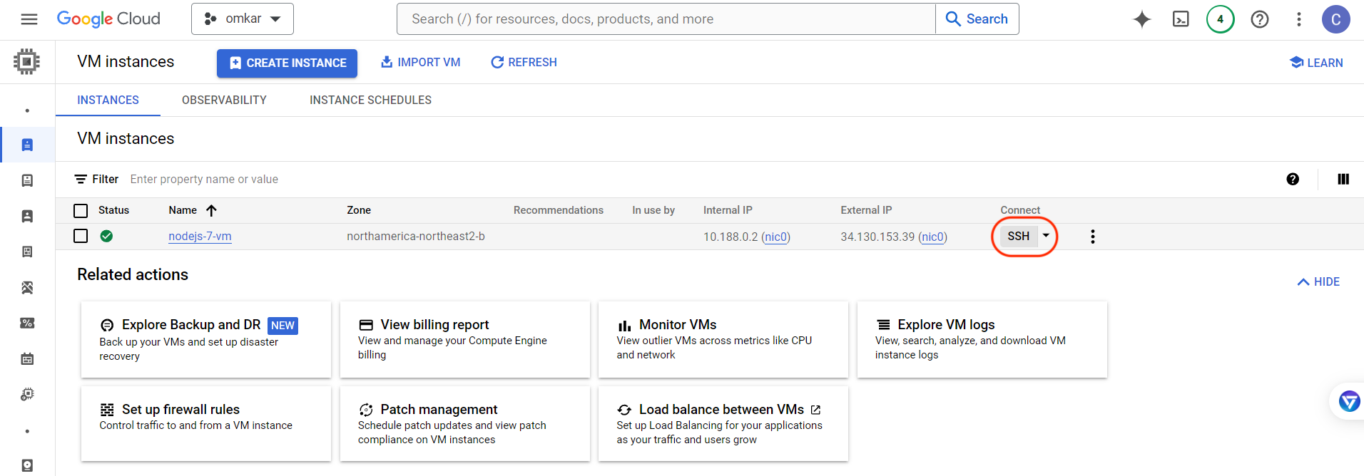 ssh-vm